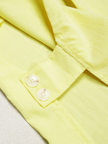 Solid Color Vest Shorts Set