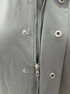 Sporty Jacket Wide Leg Pants Set
