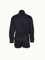 Polka Dot Jacket Shorts Set