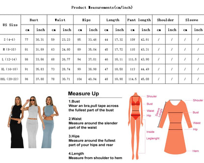 Two Piece Sleeveless Bodycon Top Ruched Skirt