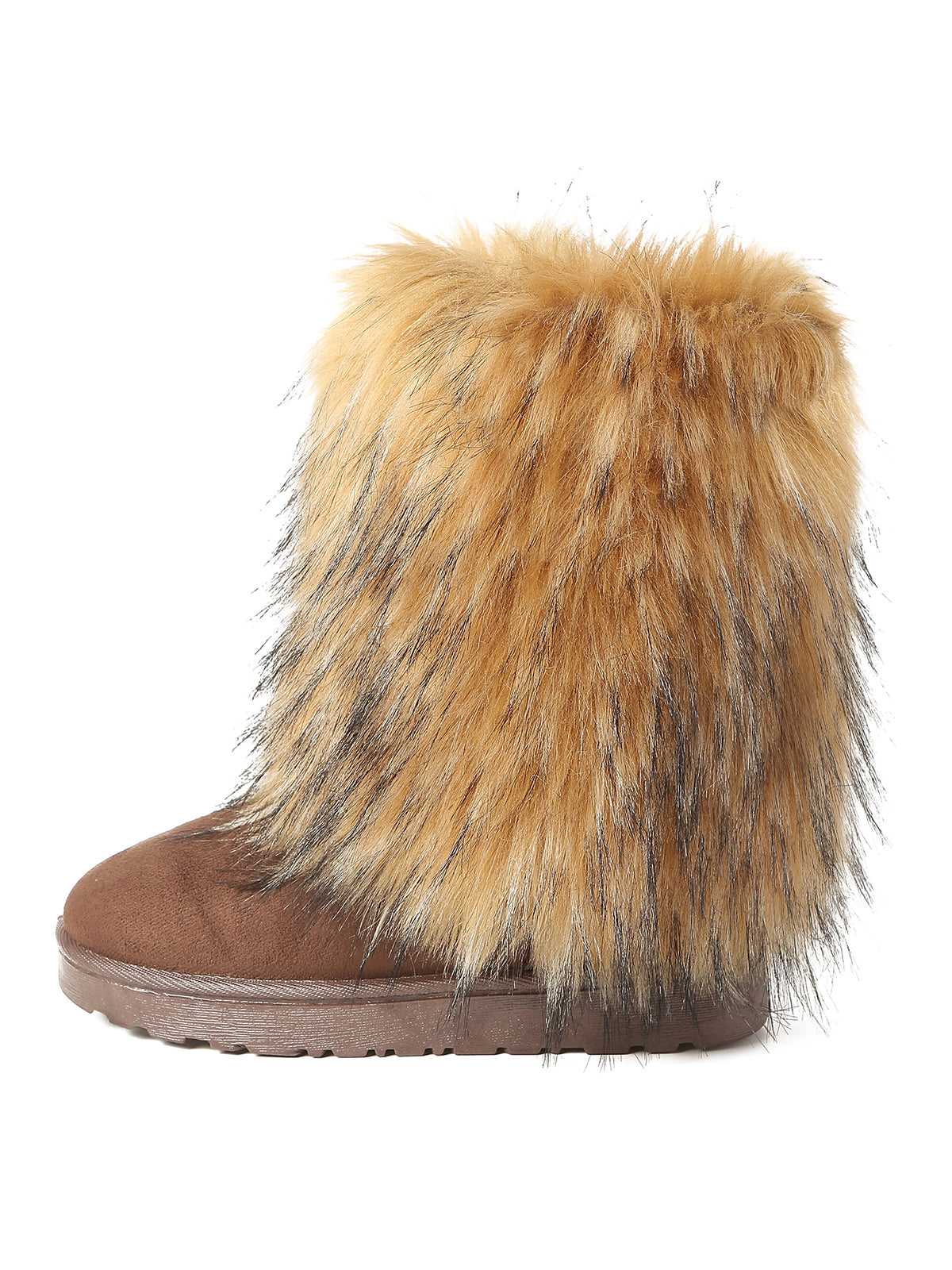 Y2K Fur Platform Mid-Calf Winter Boots