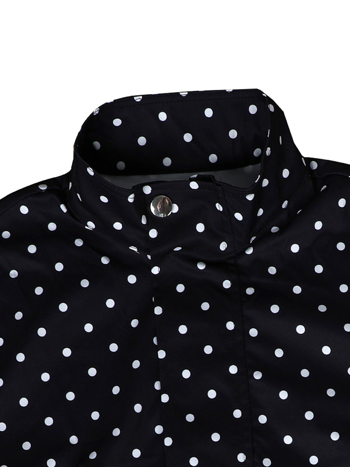 Polka Dot Jacket Shorts Set