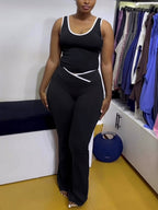 Tank Top Flare Yoga Pants Set