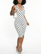 Halter Polka Dot Romper