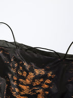 Leopard Lace Patchwork Dress