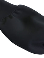Puff Sleeve Bow-Tie Neck Flared Midi Dress
