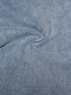 Asymmetrical Distressed Denim Capri Pants