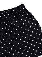 Polka Dot Jacket Shorts Set