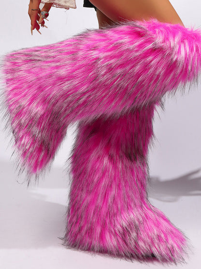 Y2K Winter Knee-High Snow Boots