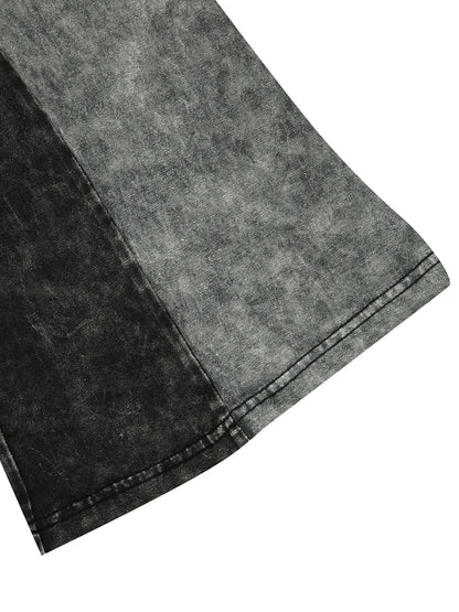 Two Pieces Solid Color Ruched Pants Set