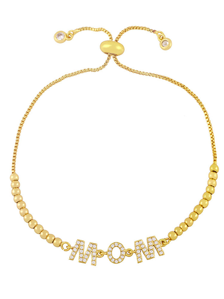 Pulseras coloridas con osos de diamantes de imitación