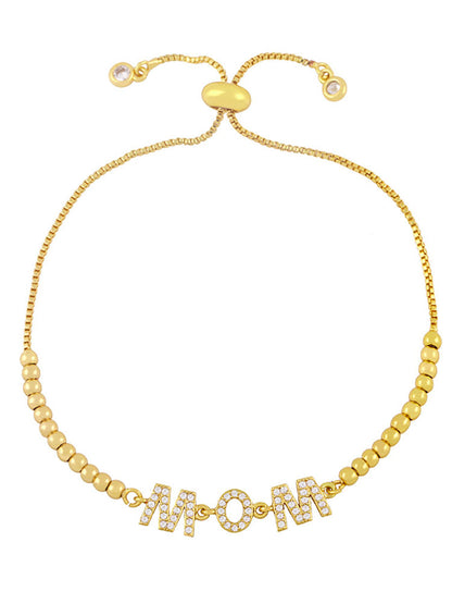 Pulseras coloridas con osos de diamantes de imitación