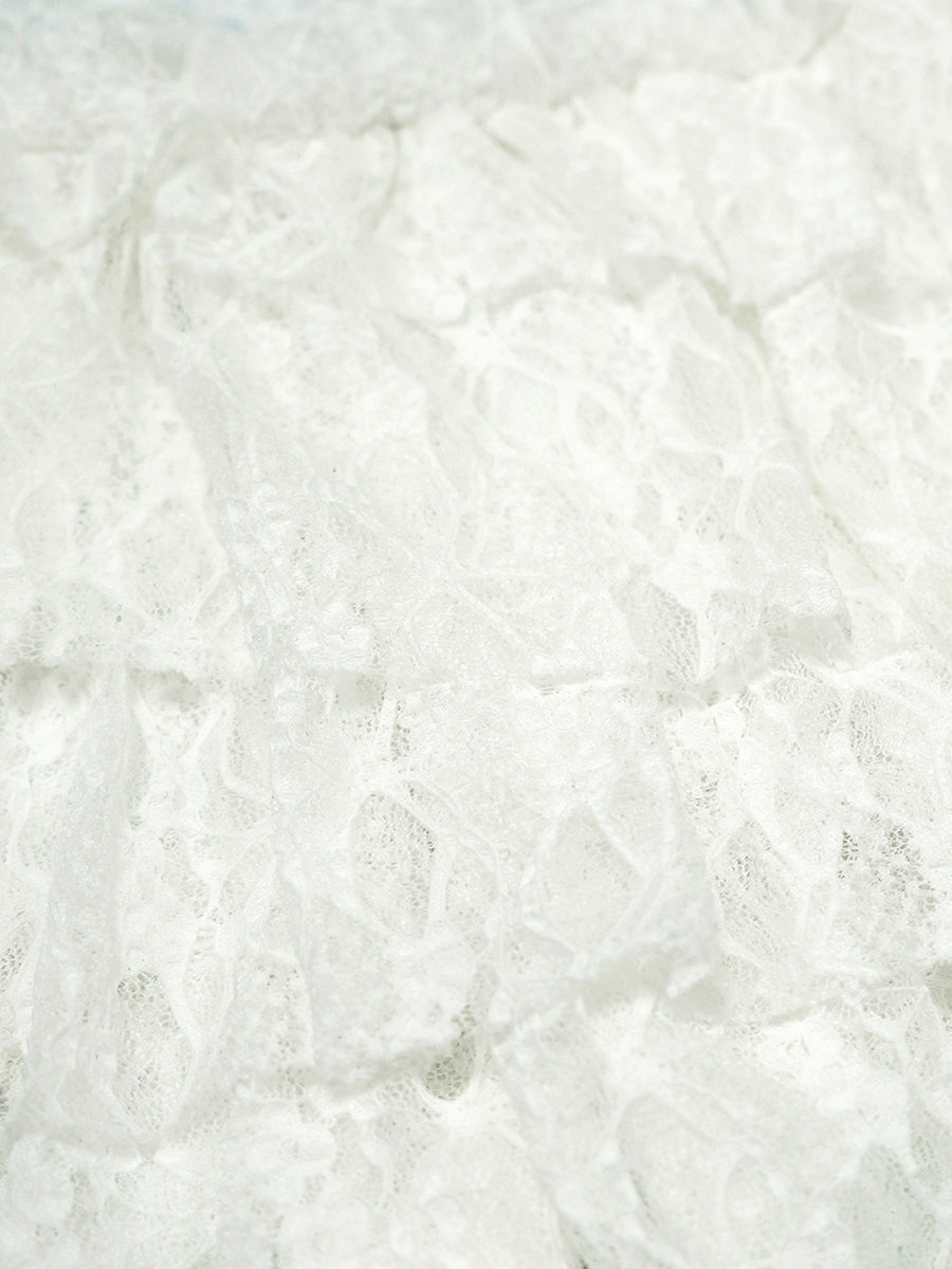 Lace Ballet Tulle Backless Romper