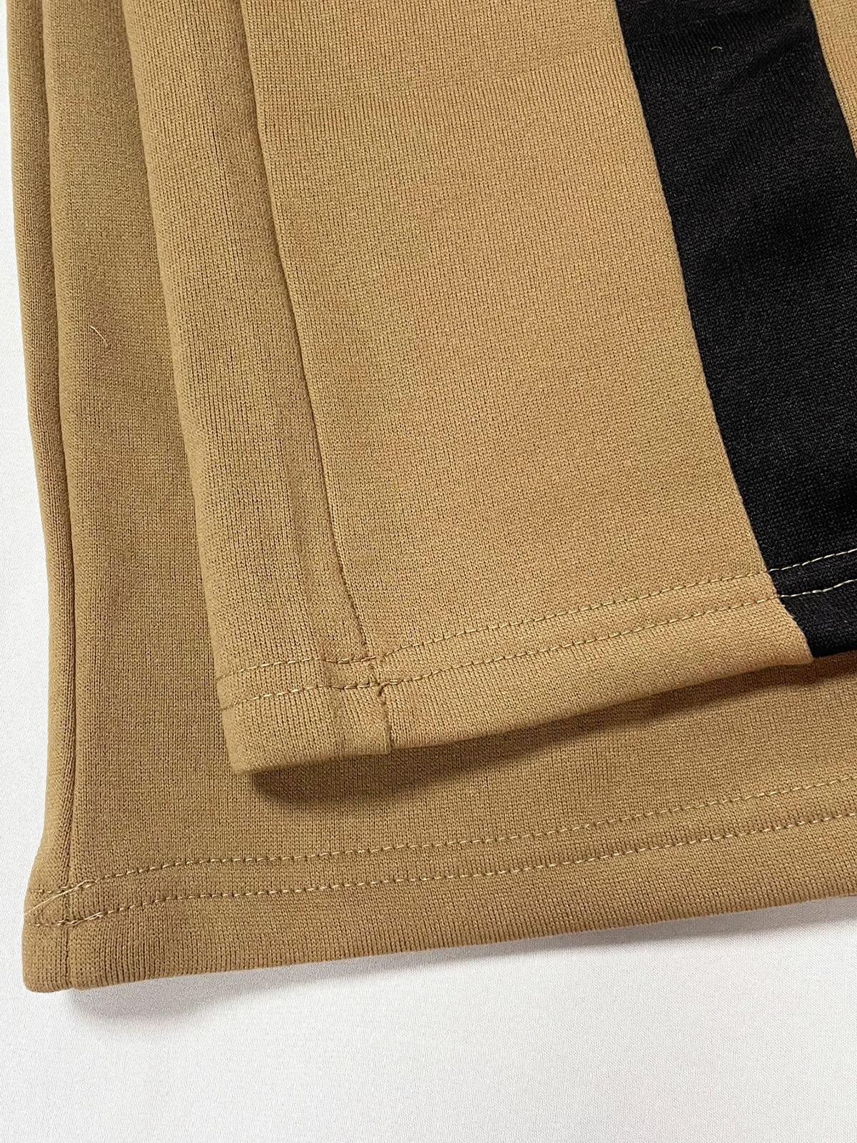 Color Block Half Zip Jumpsuit