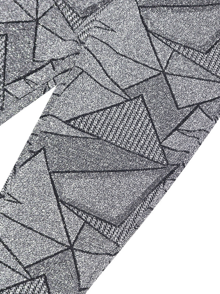 Trajes de pantalón de dos piezas con estampado geométrico