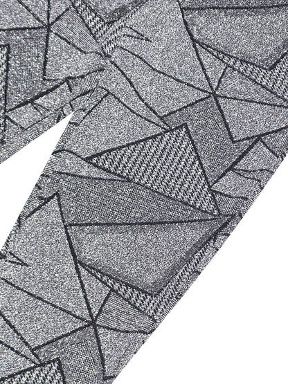 Trajes de pantalón de dos piezas con estampado geométrico