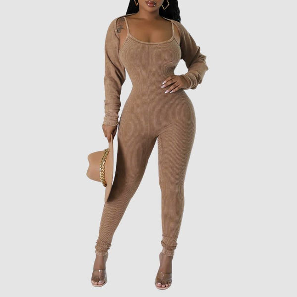 Bodycon Sling Jumpsuits Set