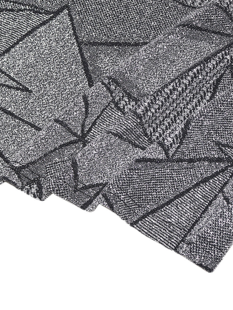 Trajes de pantalón de dos piezas con estampado geométrico