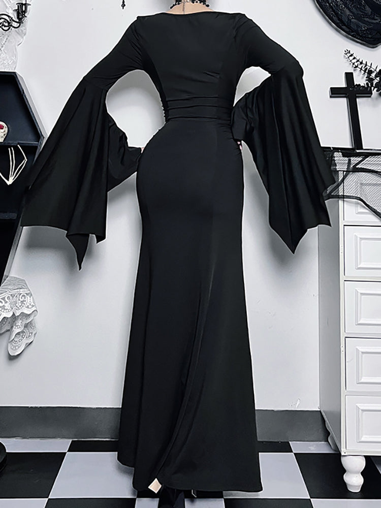 Halloween Costume Gothic Maxi Dress