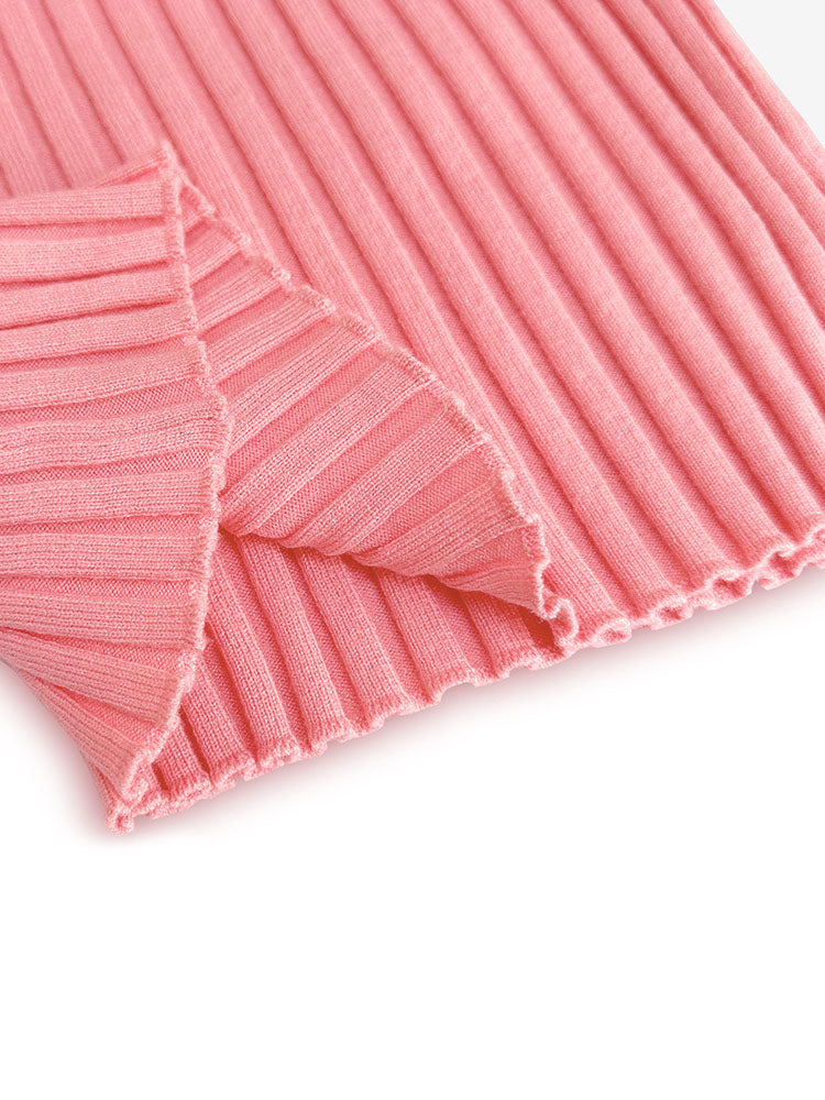 Vestidos midi sin mangas de punto sin espalda