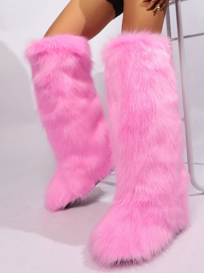 Y2K Winter Knee-High Snow Boots