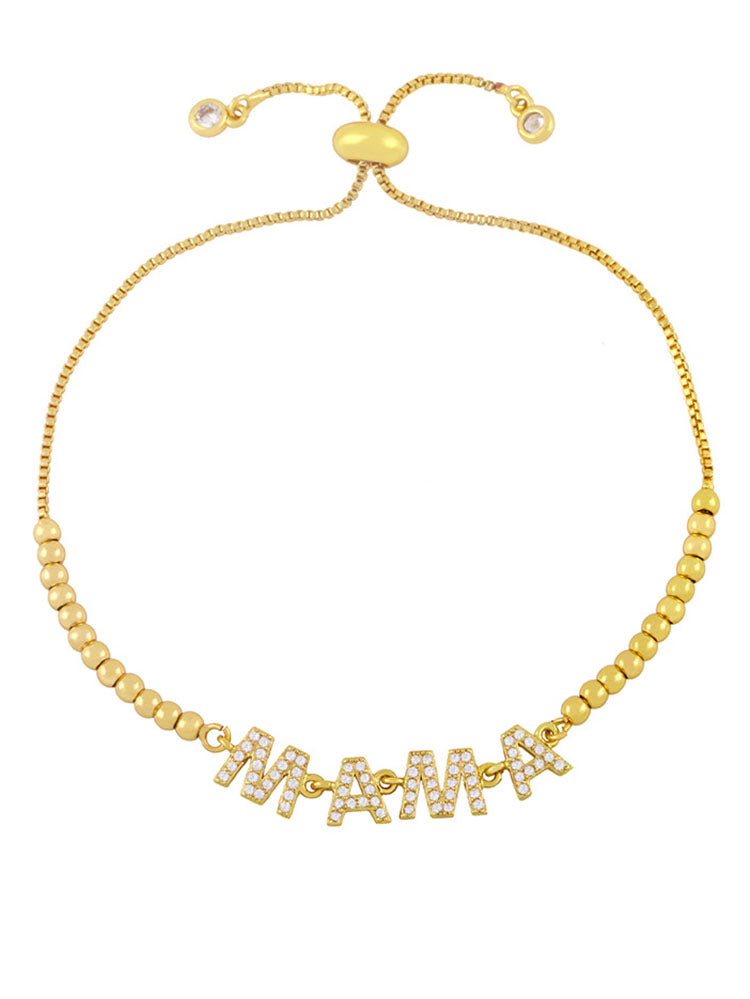 Pulseras coloridas con osos de diamantes de imitación