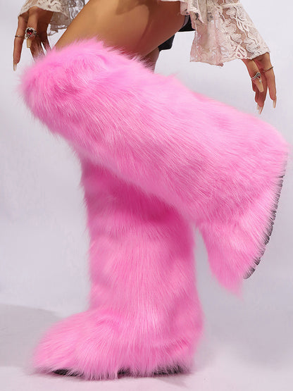 Y2K Winter Knee-High Snow Boots