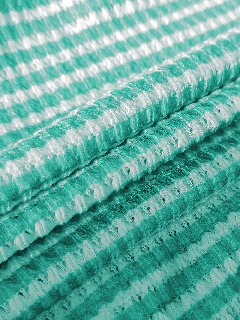 Striped Knit Top High Waist Shorts Set