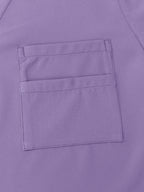Solid Color Top Straight Leg Pants Set