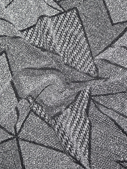 Trajes de pantalón de dos piezas con estampado geométrico