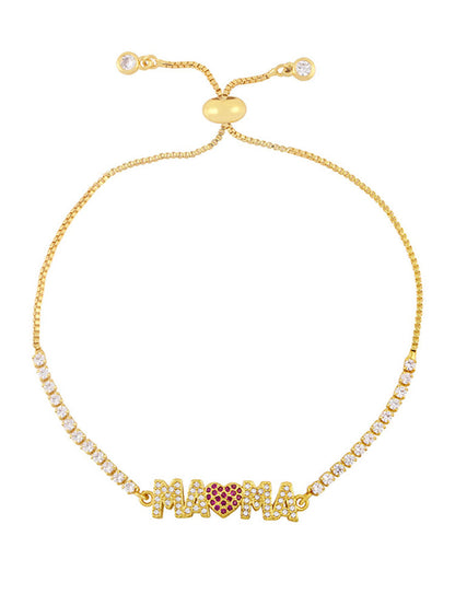 Pulseras coloridas con osos de diamantes de imitación