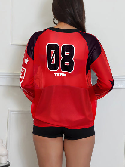 Long Sleeve Mesh Sport T-Shirt