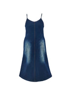 Plus Size Denim Maxi Dress