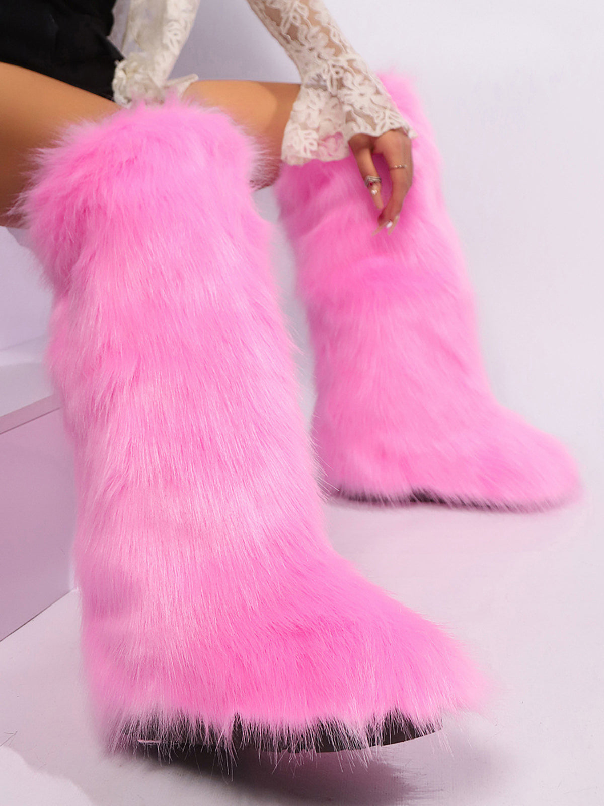 Y2K Winter Knee-High Snow Boots