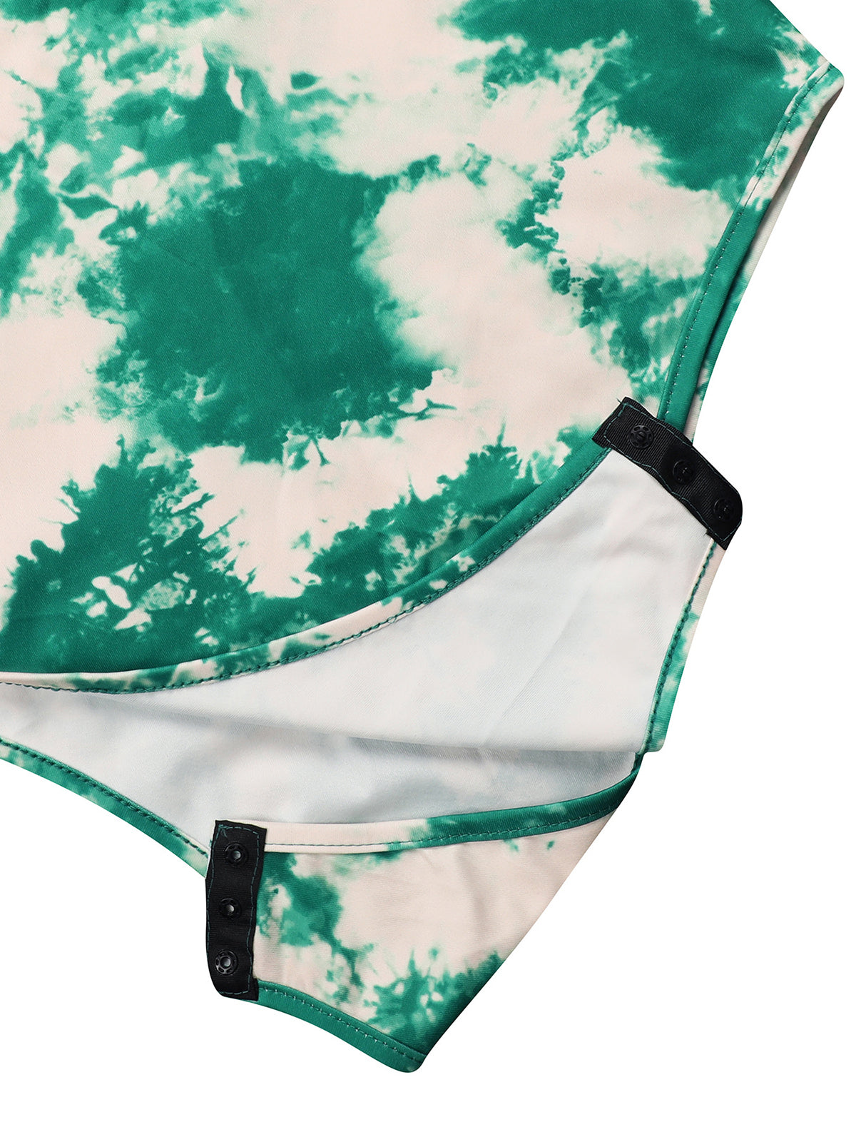 Tie Dye Fringe Cami Romper Pants Set