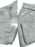 Two Pieces Zip Up Drawstring Pants Sets