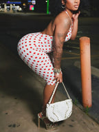 Halter Polka Dot Romper