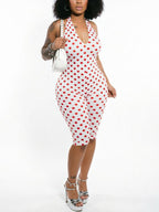 Halter Polka Dot Romper