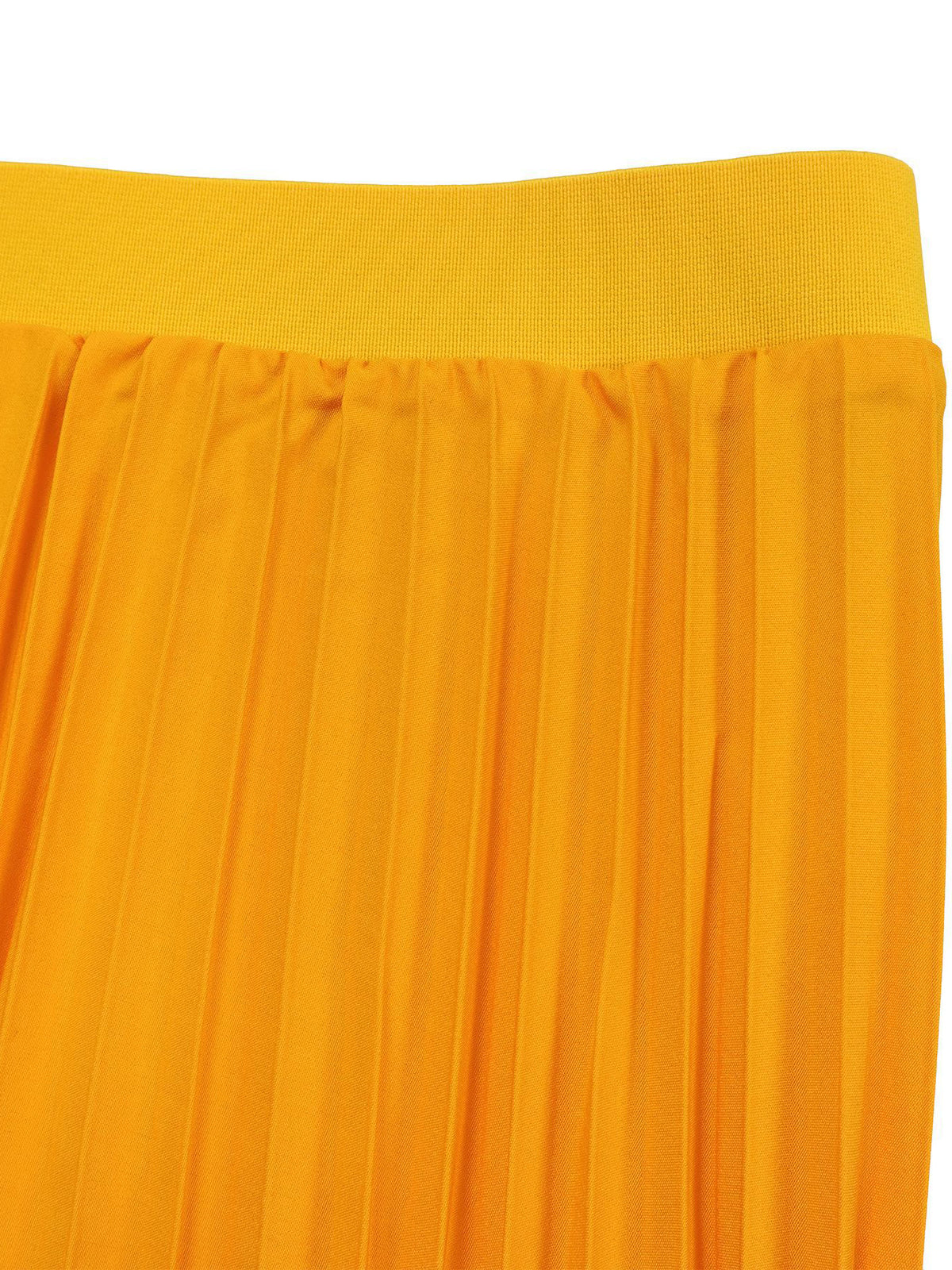 V-Neck Printed Top & Pleated Skirt Two-Piece Set