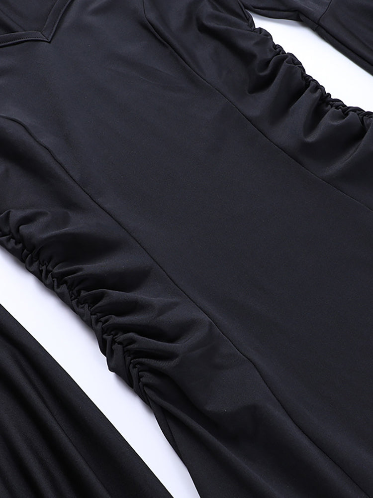 Halloween Costume Gothic Maxi Dress