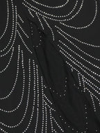 Strappy Rhinestone Mesh Maxi Dress
