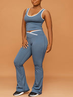 Tank Top Flare Yoga Pants Set