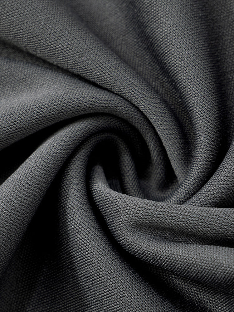 Stand Collar Slim Fit Jacket and Pants Set