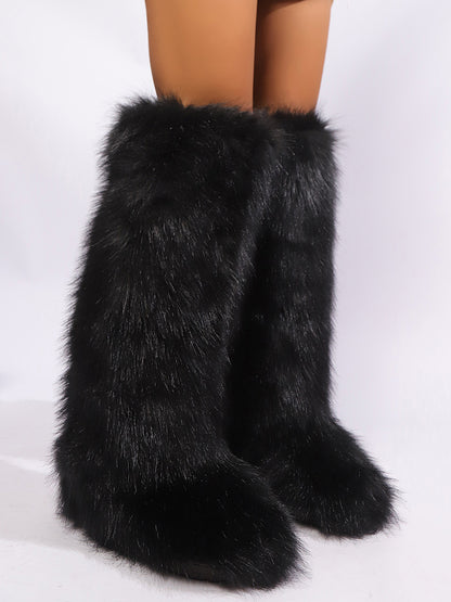 Y2K Winter Knee-High Snow Boots