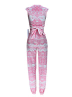 Conjuntos de pantalones estampados de dos piezas 