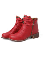 Plus Size Chelsea Side Zipper Ankle Boots