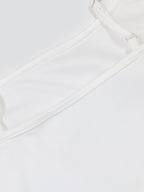 Ruffled Asymmetrical Ruched Cami Dress