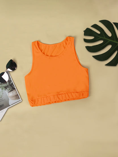 Three Piece Crop Top Jacket Jogger Set