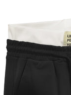 Letter Print Crop Tank Top Shorts Sets