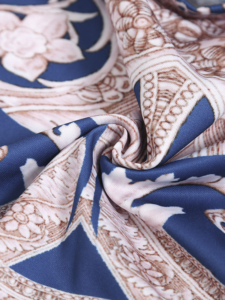 Conjuntos de pantalones estampados de dos piezas 
